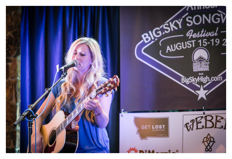 Stefanie Quayle performs at the songwriter showcase.